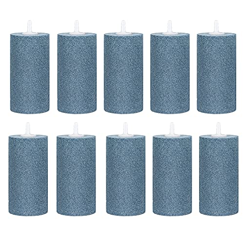 Image of Simple Deluxe Large Air Stone Cylinder for Fish & Plant in Aquarium and Hydroponics Air Pump, 10 Pack