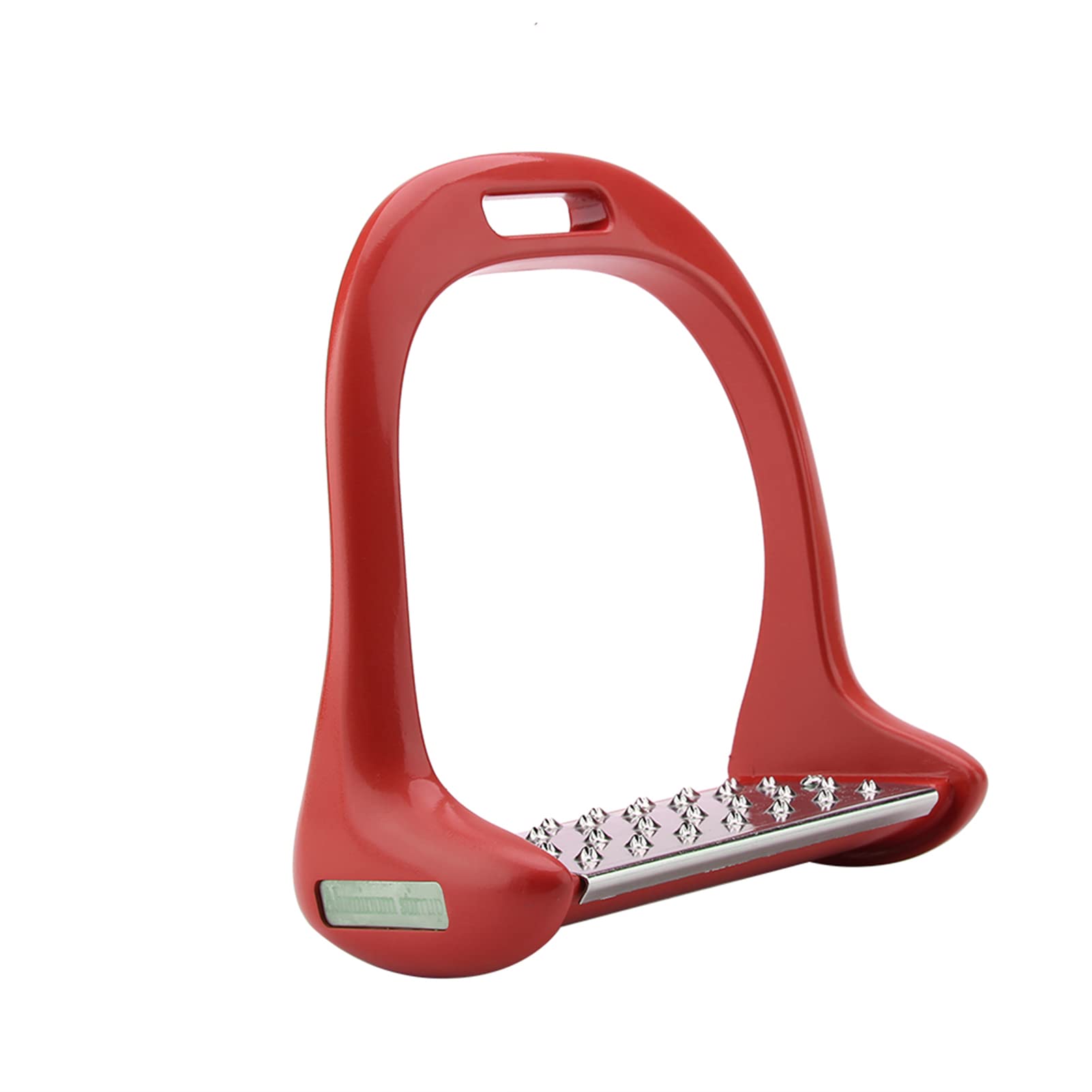 Estribo de equitación de acero inoxidable antideslizante almohadilla ecuestre silla de aluminio con pintura