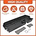 ECOTRIC Under Seat Storage Box Compatible with 2007-2021 Toyota Tundra Double Cab Under Seat Container System Heavy Duty Black (Without subwoofer)