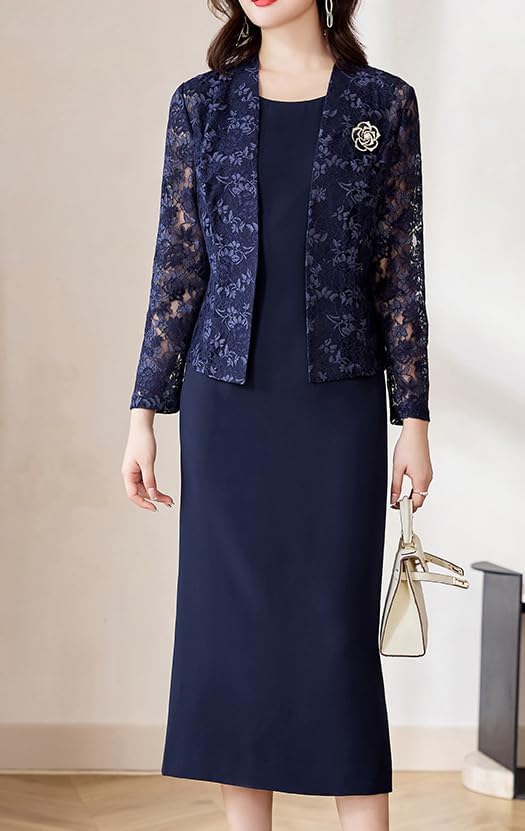 [TRVELBETT] 結婚式 親族 フォーマルドレス 50代 ツーピース ドレス 顔合わせ 母親 セットアップ ワンピース 春 秋 フォーマルスーツ 入学式 ママ 七五三 60代 70代 40代 シニア 祖母 セレモニー 式典 パーティー