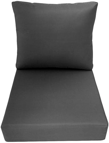 Miniatura 3 de AD003 - Cubierta de refuerzo para respaldo de asiento profundo grande de 26 x 30 x 6 pulgadas, borde de cuchillo para exteriores