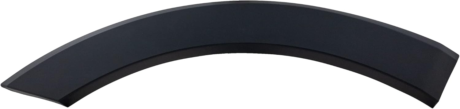 Evan Fischer Wheel Opening Molding Compatible with 2015-2019 Ford Transit-150, Ford Transit-250, Ford Transit-350, Ford Transit-350 HD OE Style, Textured Black, Mounts on Door Front, Driver Side