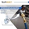 R134A AC Recharge Hose with Gauge and BPV31 Tap Valve Kit, 1/4" to Adapter, R134a Can Tap, SAE Hose for R12 R22 Port, Air Conditioning Refrigerant System #4