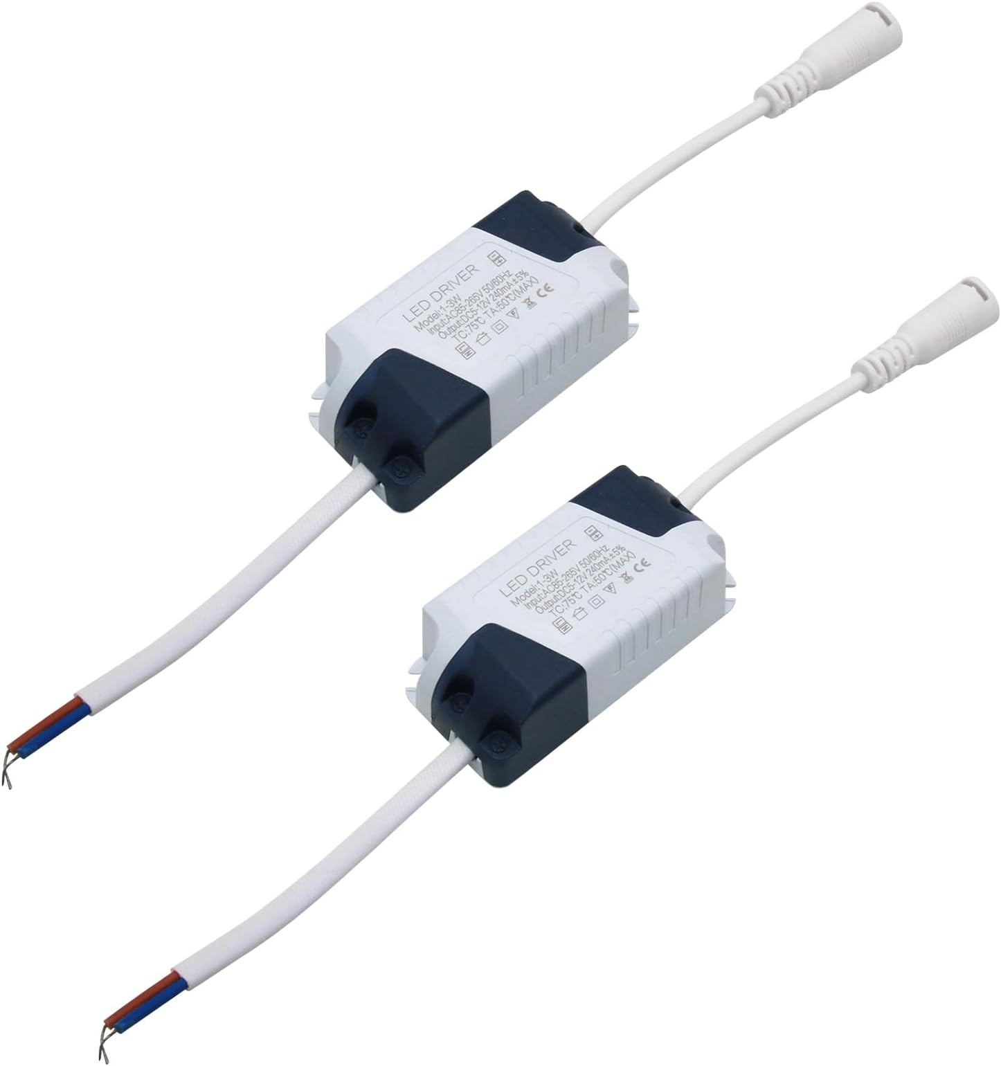 3W LED Driver 300mA Constant Current High Power AC 85-265V Output 5-12V DC Connector External Power Supply LED Ceiling Lamp Rectifier Transformer