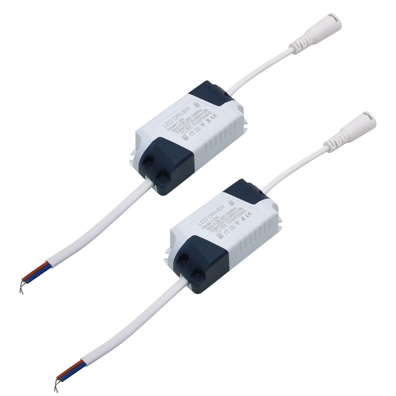 3W LED Driver 300mA Constant Current High Power AC 85-265V Output 5-12V DC Connector External Power Supply LED Ceiling Lamp Rectifier Transformer