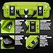 NANUK 910 Hard Case with Customizable Cubed Foam, IP67 Waterproof, Dustproof and Impact Resistant, 14.3” x 11.1” x 4.7”, Rugged Construction for Ultimate Protection, Made in Canada – Lime