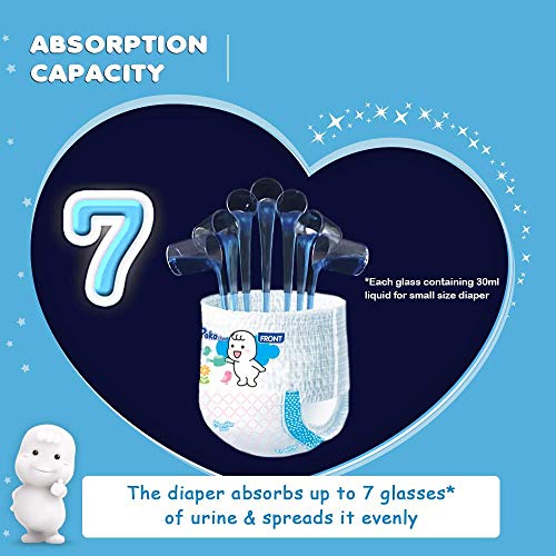 Image of MamyPoko Pants XXL Size, Extra Absorb Baby Diapers- XXL, Pack Of 6, (22 x 6 = 132 Pcs)
