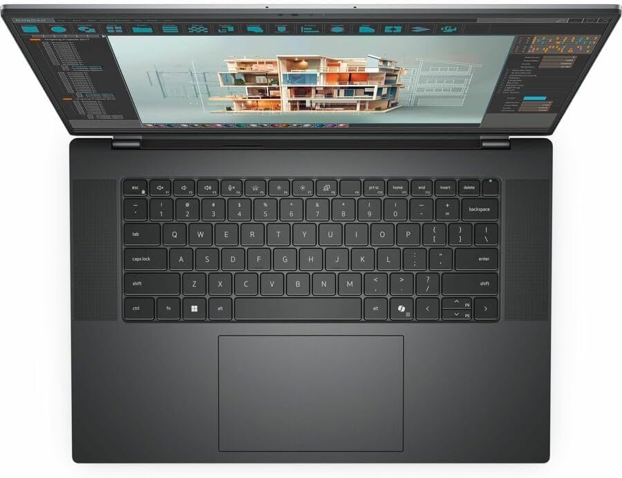 Image of Dell Precision 5690 Mobile Workstation 16 inch OLED Touch Laptop, Intel Core Ultra 7-165H, 32GB RAM, 2TB NVMe SSD, NVIDIA RTX ADA 5000 16GB, HDMI, USB-C, Wi-Fi 7, Windows 11 Pro, AI Copilot, Gray