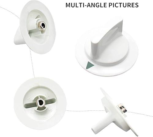 Miniatura 5 de Sikawai - Pomo temporizador irrompible para secadora WE1M652 con protección de funda de metal reforzada por Sikawai Fit para secadora G-E Hot-point