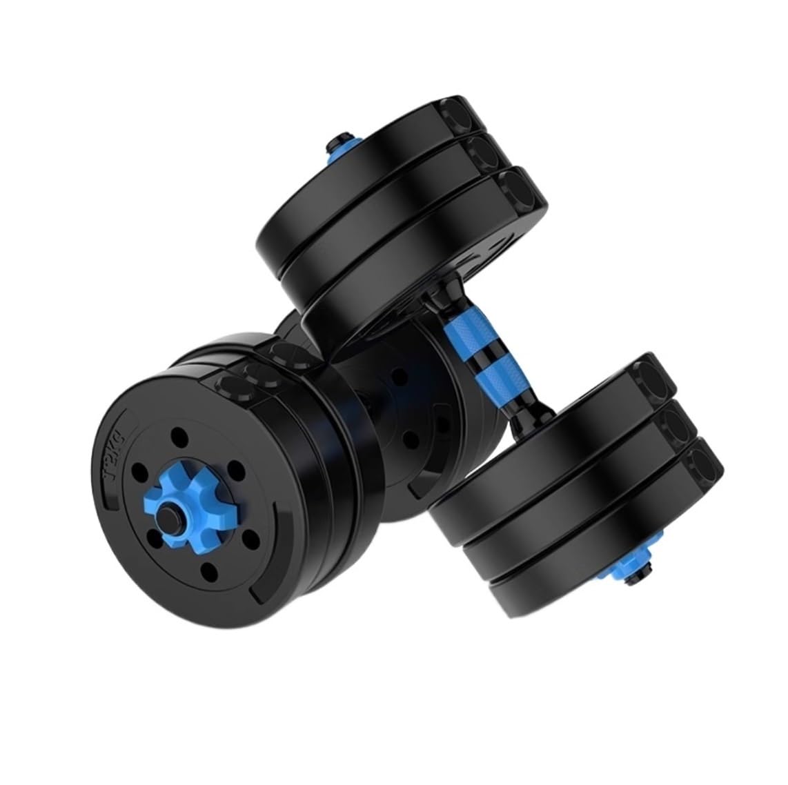 Manubrio, Set di manubri, set pesi, 2 pezzi, regolabili, fitness, palestra, bilanciere, tavola for allenamento, perdita peso