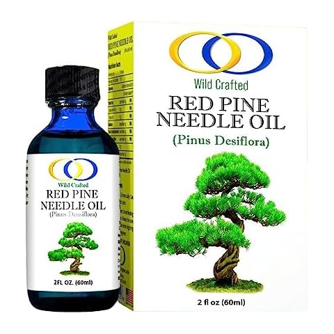 Optimally Organic Wild Crafted Red Pine Needle Oil - Daily Drops for Extreme Immune Support - BioActive Live Extract - 1290 Drops - 3 to 7 Drops Per Dose - Vegan Microbiome Cleanse - Longevity Oil Cover