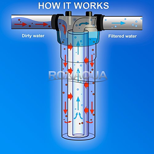 Ronaqua S10-20X25 10 Micron 20-Inch X 2.5-Inch Sediment Filter Cartridges, 25-Pack #TOP5