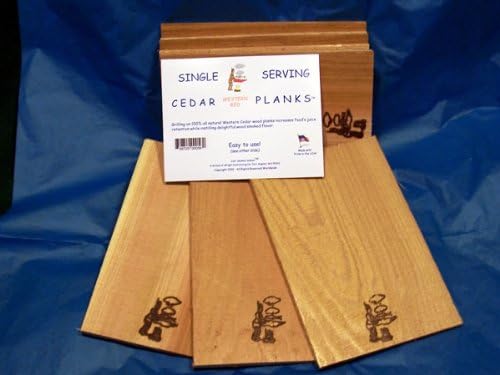 Single Serving Cedar Planks (10 Pack)