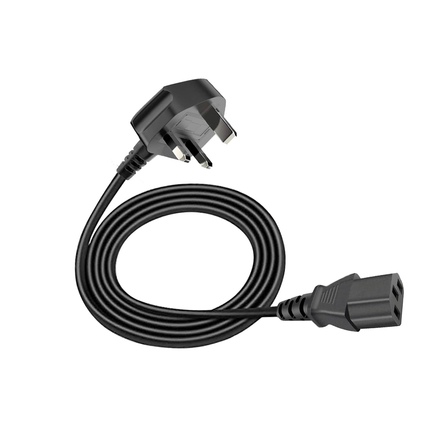 Power Cable Replacement for AnkerMake M5 3D 3D Printer UK Mains 3pin AC Power Cord Lead Plug
