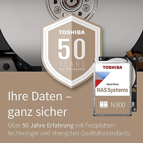 6TB N300 Internal Hard Drive – NAS 3.5 Inch SATA HDD Supports Up to 8 Drive Bays Designed for 24/7 NAS Systems, New Generation (HDWG480UZSVA) - Hdd - Immagine 6