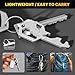 Key Shaped Pocket MultiTool 20-in1 Multi Tool, Stainless Steel Keychain Utility Gadget,Gift for Men, Women, Father,Groomsmen, Valentine's, Birthday, Christmas (Silver)