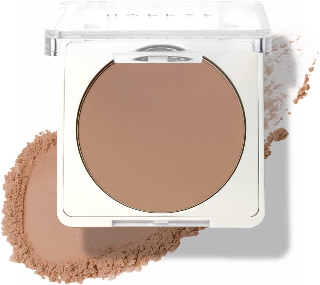 HALEYSRe-sculpt Smoothing Contour Powder (Light) Lightweight, Non-Caking, Nourishing & Skin-Softening, Infused with Shea Butter & Chamomile Flower Water to Soothe Skin
