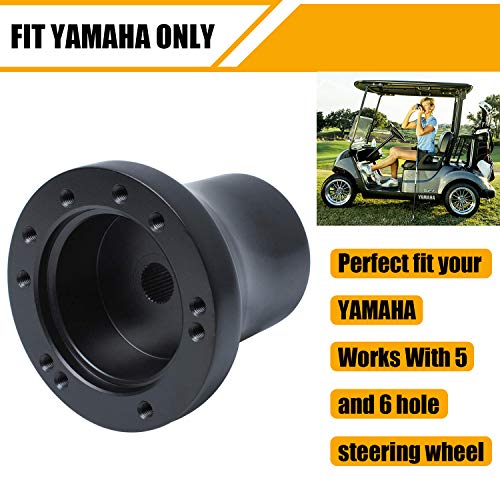 image for MOSNAI Yamaha Golf Cart Steering Wheel Adapter Golf Cart Steering Whee