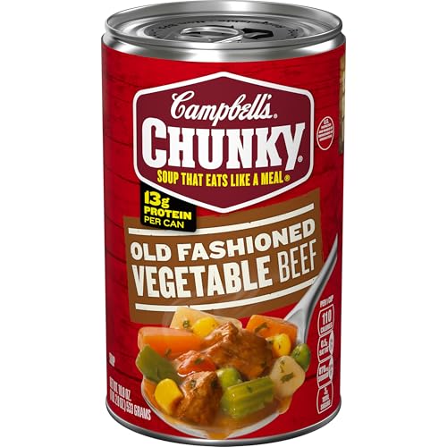 Image of Campbell's Chunky Soup, Old Fashioned Vegetable Beef Soup, 18.8 Oz Can