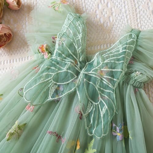 Baby Girls Fairy Tulle Dress Birthday Princess Casual Holiday Dresses Beach Sundress for Toddler Girl3