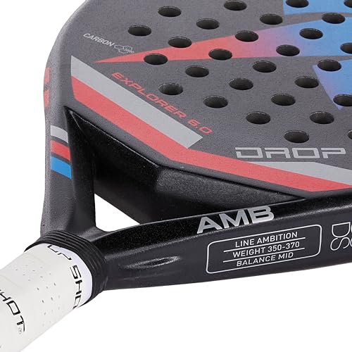 Drop Shot Explorer 6.0 - Padel Racket Series - Padel Racket with Shock Absorption, Great Control and Power – Professional Padel, Black - Image 5