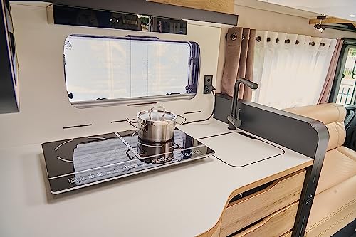 SEVERIN Doppel Kochplatte Induktion für Küche, Büro oder Camping, Hochwertige Herdplatte, Campingkocher für zwei Töpfe, schwarz, 3.400 W, DK 1031 – Bild 3