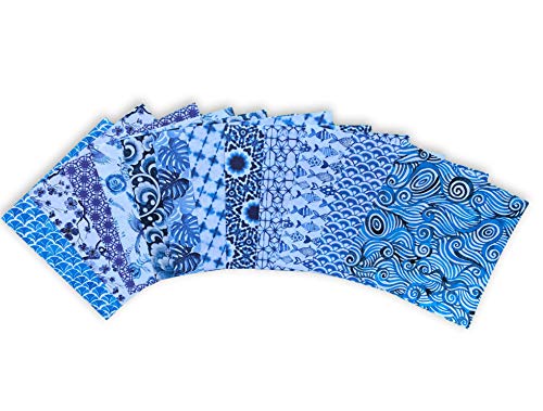 Origami Paper 500 Sheets Blue and White 4