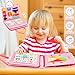 Yeeeasy Montessori Busy Board for Toddlers 1-4 Years Old – Sensory Educational Toy for Fine Motor Skills, Travel-Friendly Activity Book, for Boys & Girls, Pink