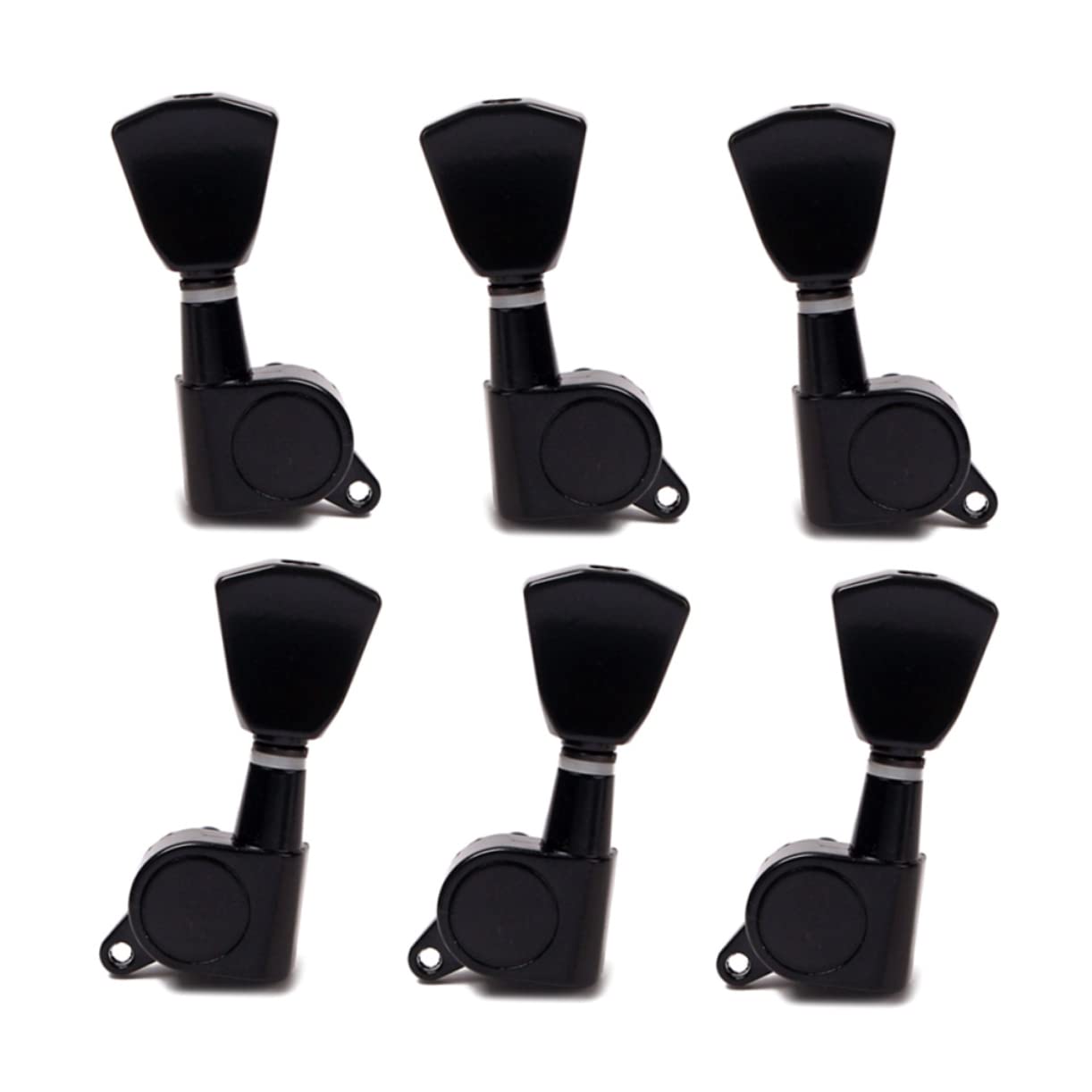 BESPORTBLE Lr Guitar String Tuning Pegs Machine Heads for Electric Acoustic Guitars Black Banjo Tuner Pegs Durable and Reliable Tuning Keys for Precision Tuning