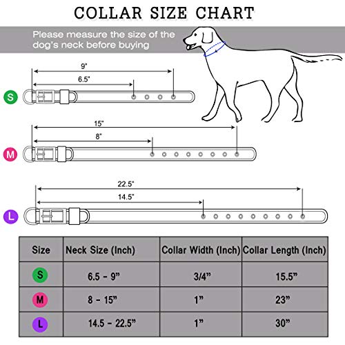 Metric Usa - Comfort Fit Dog Collar With Buckle Soft Padded Adjustable Collars For Dogs Small Medium Large, Pink, Medium (8"-15") #TOP3