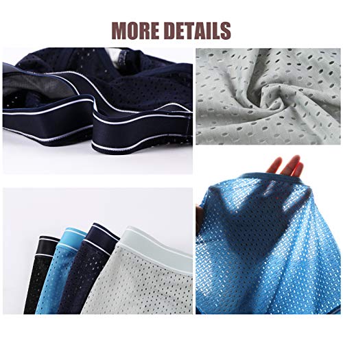 Ouruikia Men’s Underwear Briefs Sports Performance Briefs Mesh Active Underwear Quick Dry Briefs4