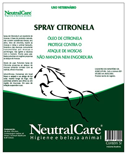 Spray Citronela e Manjericão 5L