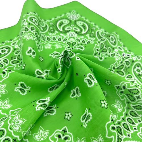 Image of Single Pack Bandanas 60s Premium Cotton Soft Thin Handfeel Large Handkerchief for Men and Women
