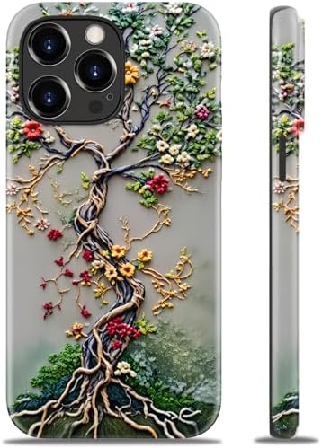 For Apple IPhone 15 Pro Max (6.7 Inch) Hybrid Flower Design Stylish Fashion Hard MagSafe Compatible Shockproof Cover ,Xpm Phone Case [ Yellow Floral - View #8