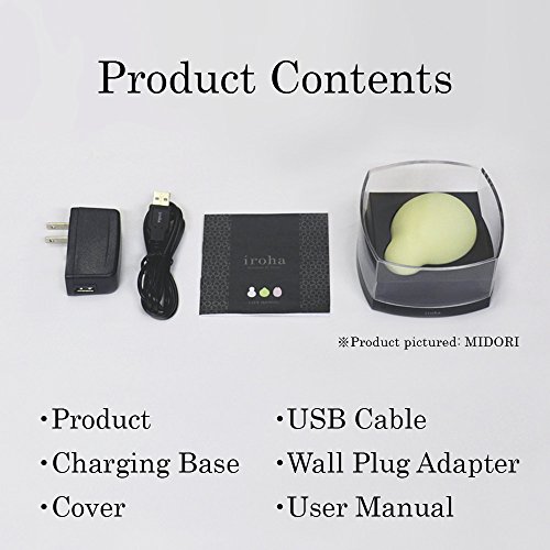 Iroha Yuki Women Intimate Massager And Vibrator, Rechargeable Personal Sensual Water-Resistant Soft Silicone Toy, Ihm-01,White,1 Count #TOP7