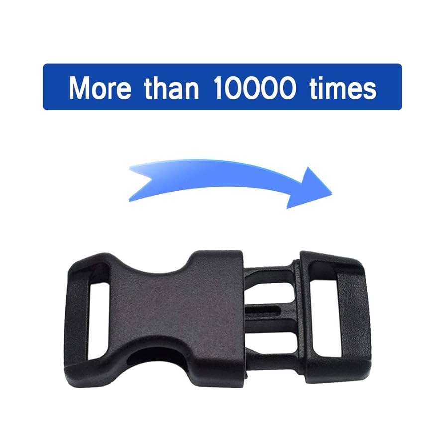 24 Fibbie A Scatto In Plastica Multicolore - Per Braccialetti, Collari, Zaini