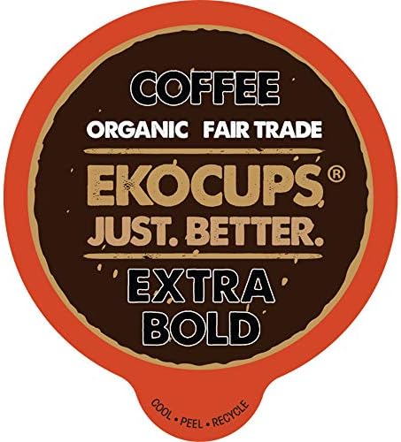 EKOCUPS Organic Extra Bold Roast Coffee 
