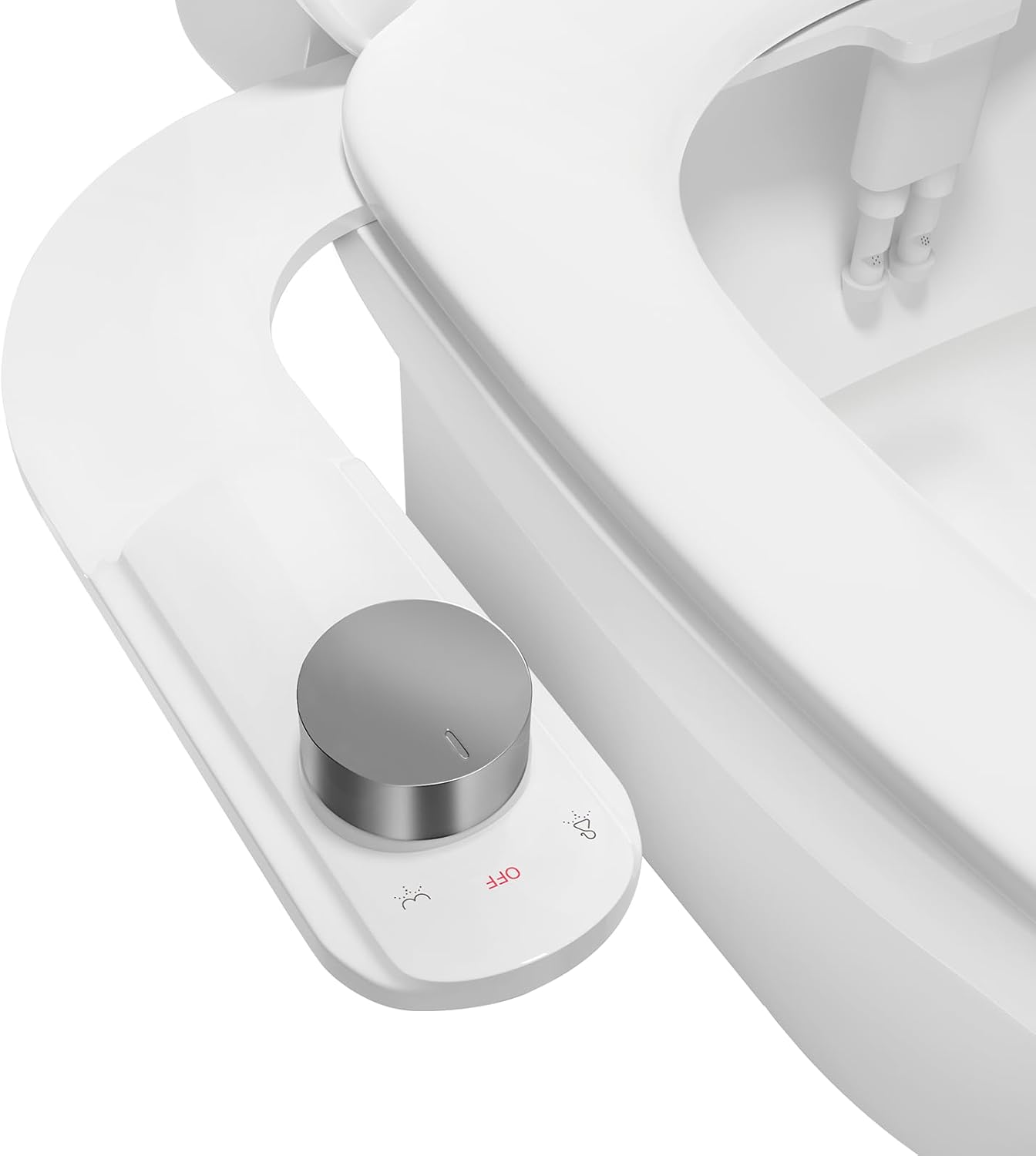 Uolifrem Bidet Attachment for Toilet, Ultra Slim Bidet, Dual Nozzle