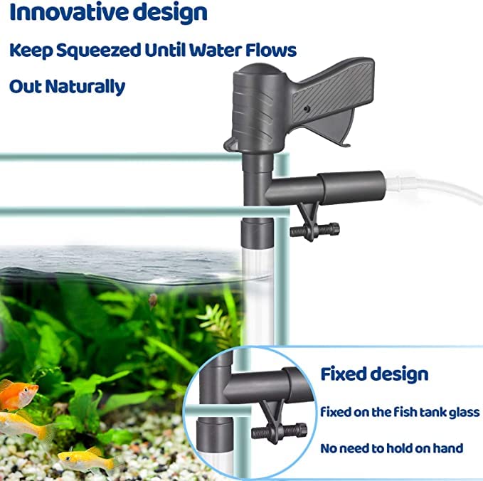 Aquarium Kiesreiniger-Set, Aquarium Reiniger, Aquarium Wasserwechsel, Aquarium Bodensauger, Mulmsauger Aquarium Kiesreiniger-Wasserwechsler