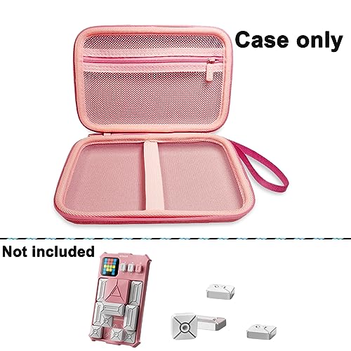 JCHPINE Hard Carrying Case for GiiKER Super Slide Brain Games, Protective Storage Holder for GiiKER Brain Teaser Puzzles Interactive Handheld Game Console Accessories (Case Only) (Pink) - Thumbnail 2