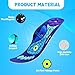 Acupressure Insoles for Men and Women- Orthopedic Acupoint Massage Insoles, Non-Slip Shock Absorption, Breathable Design for Foot Pain Relief & All-Day Comfort (Blue, M(Men 7.5-9/Women 8.5-10))