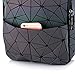 HOTONE Luminous Geometric Fashion Backpack Color Changing Purse and Handbags Crossbody Purse for Women and Wallet