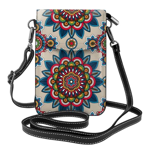 Portefeuille portable pour femme sac bandoulière léger imprimé fleur unique