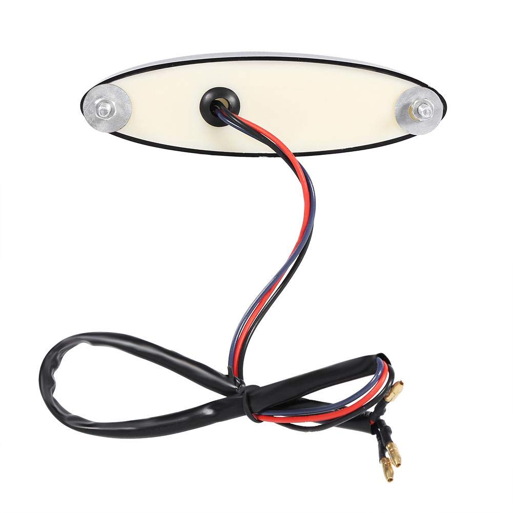 Fanale Posteriore LED Moto 12V Con Lente Fumo Rosso - Universale Per ATV E Moto - AUTOXBERT