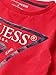 Guess Big Boys Organic Cotton Short Sleeve Classic Logo T-Shirt, Red Hot, 18