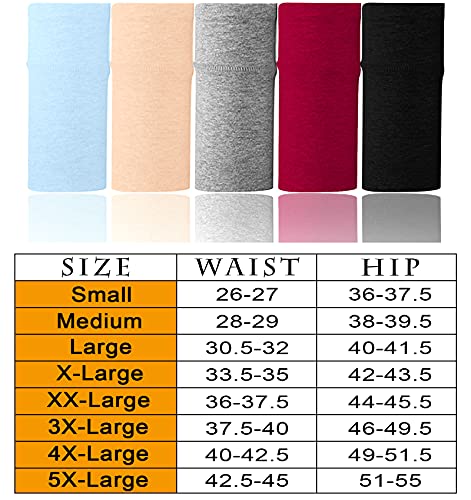 Image of UMMISS Womens Underwear,Cotton High Waist Underwear for Women Full Coverage Soft Comfortable Briefs Panty Multipack