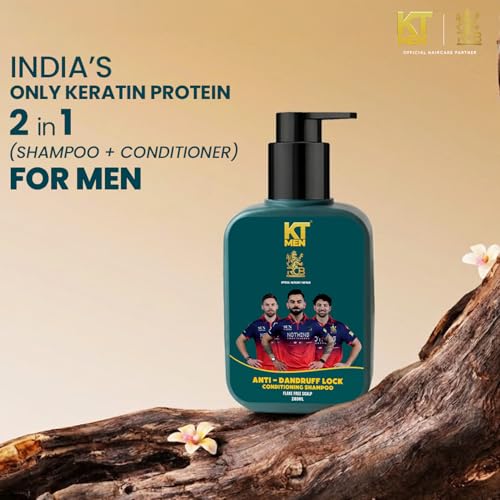 Image of Anti-Dandruff Lock Control Conditioning Shampoo | Flake-Free Scalp | Deep Cleansing + Dandruff Control | Plant-Based Keratin Protein- (RCB) | 200ml