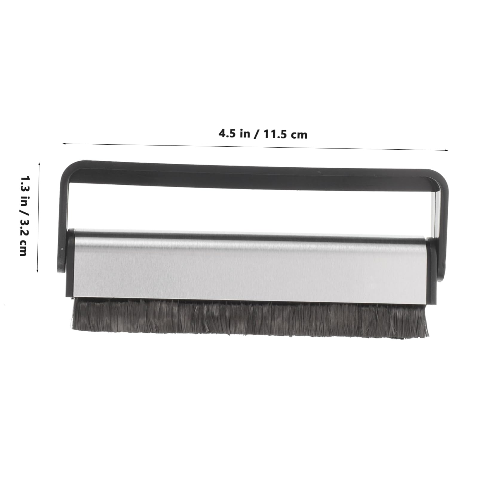 ERINGOGO 1 Set Vinyl Record Cleaning Brush Kit Antistatic Brush with Cleaning Cloth for Turntable Care and Maintenance Gentle Dust Removal for All Vinyl