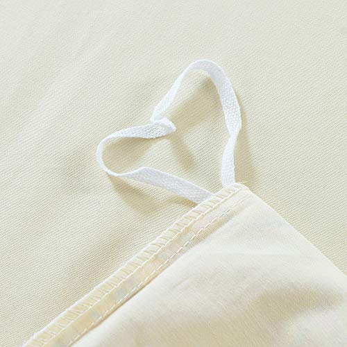 Softta King Size Shabby Flower Colorful Red Orange Luxury Bohemian Damask Floral 3Pcs（1 Duvet Cover+ 2 Pillowcases/Shams Farmhouse Flower 800 Thread Count 100% Egyptian Cotton Duvet Cover Set #TOP4