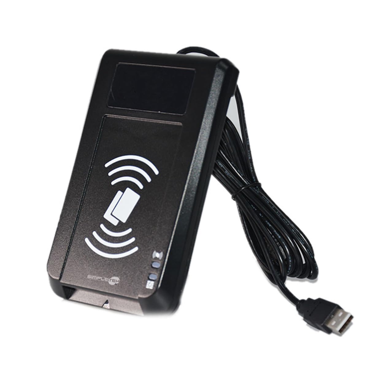 SIMPLETEK - Lector Smart Card Combo 2-en-1 NFC RFID Tag Universal LED